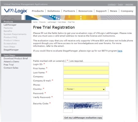 LabManager free trial registration